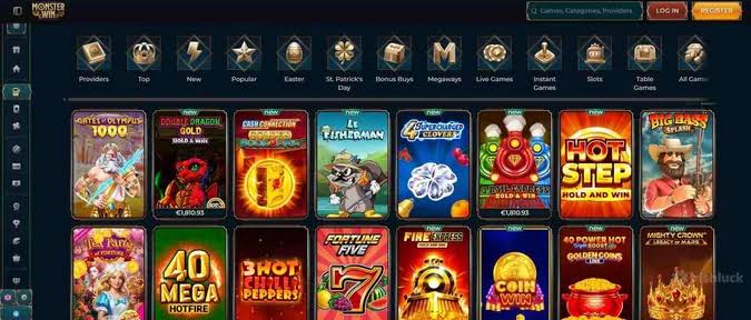 Recensione del sito web del casinò MonsterWin